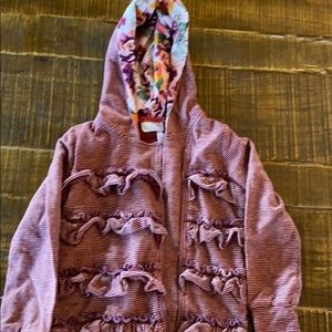 Matilda Jane zip up hoodie. Size 8. Never worn.